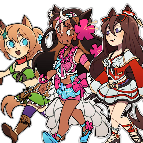 Taiki x Isla x Pearl ♡