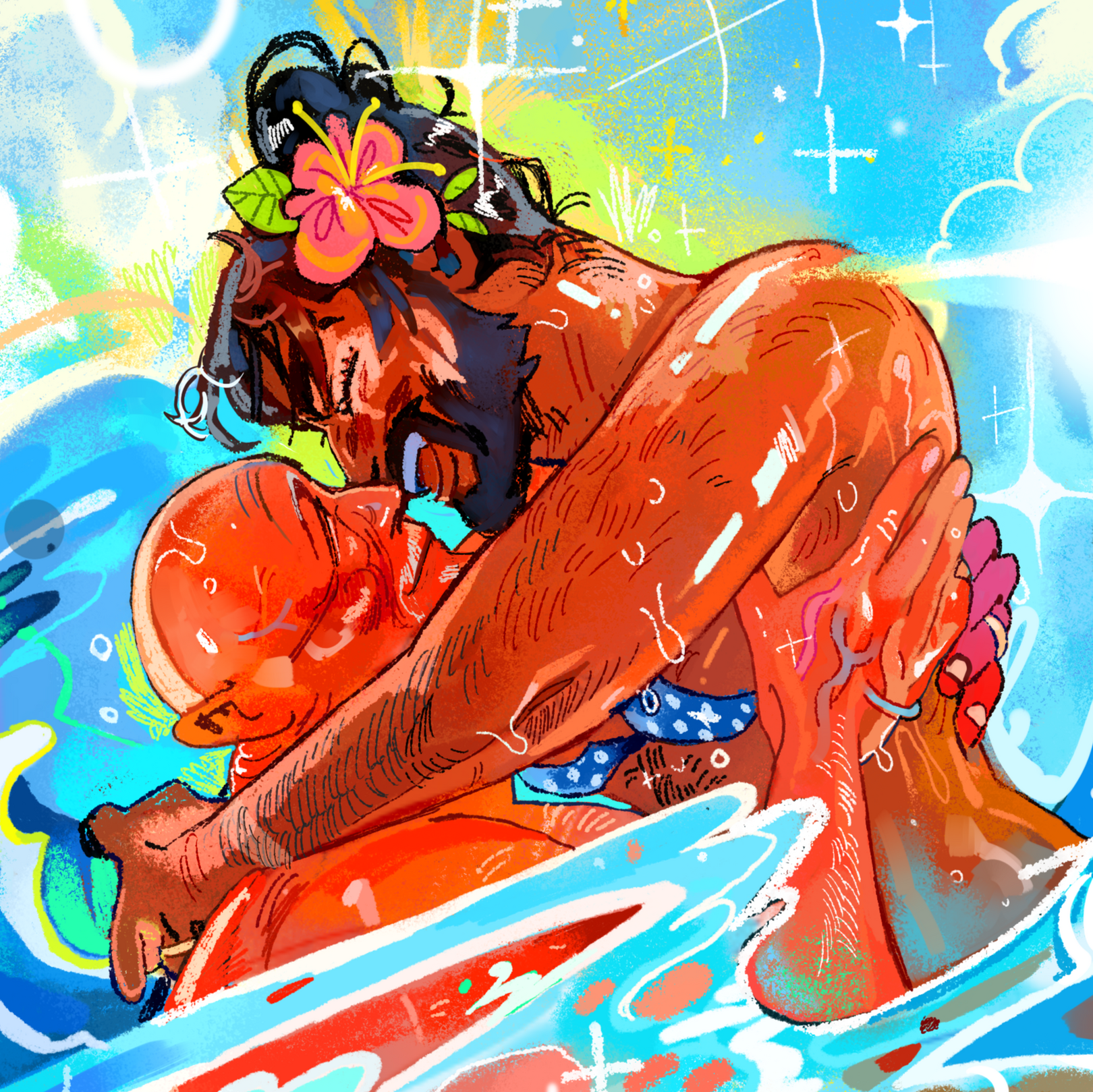 Mike Ehrmantraut and Kleon Rivas by Splatbones